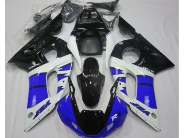 1998-2002 Gloss Blue and Black Yamaha R6 Motorcycle Fairing