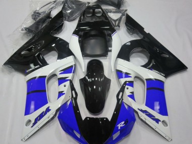 1998-2002 Gloss Blue and Black Yamaha R6 Motorcycle Fairing