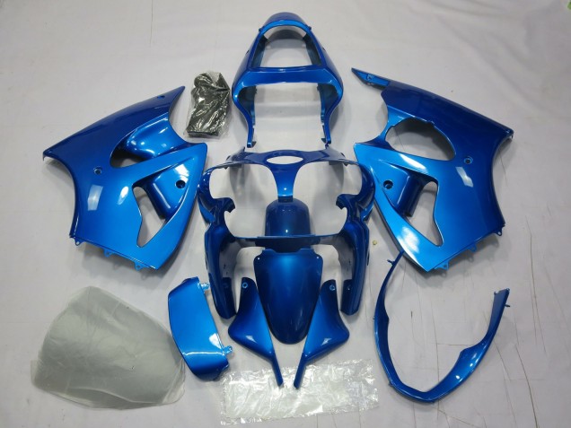 2000-2002 Blue Kawasaki ZX6R Motorcycle Fairing