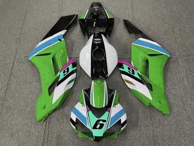 2004-2005 Green 6 Honda CBR1000RR Motorcycle Fairing