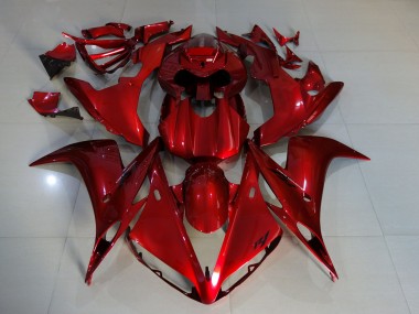 2004-2006 Deep Red Yamaha R1 Motorcycle Fairing