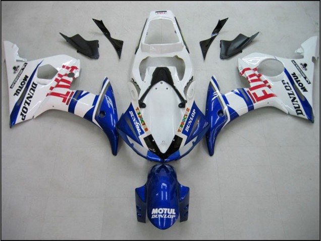 2005 Blue Fiat Yamaha R6 Motorcycle Fairing