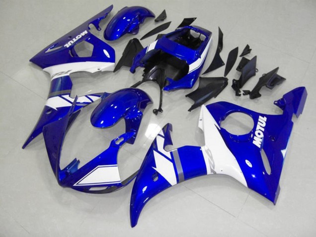 2005 Blue Motul Yamaha R6 Motorcycle Fairing