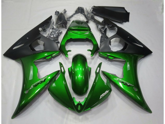 2005 Gloss Dark Green Yamaha R6 Motorcycle Fairing