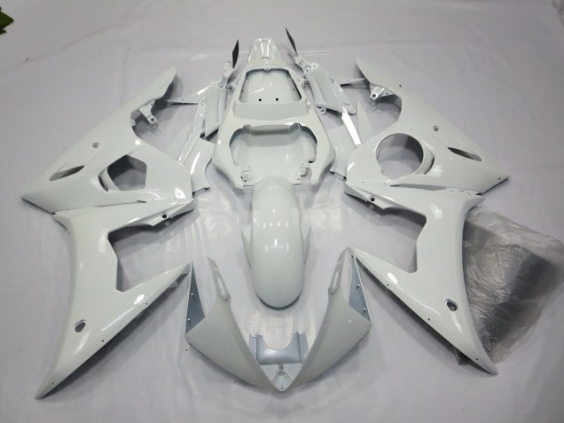 2005 Gloss White Yamaha R6 Motorcycle Fairing