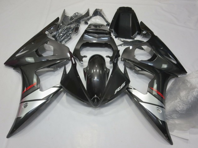 2005 Gunmetal Yamaha R6 Motorcycle Fairing