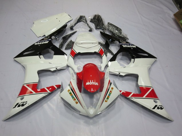 2005 Motul Red and Black Yamaha R6 Motorcycle Fairing