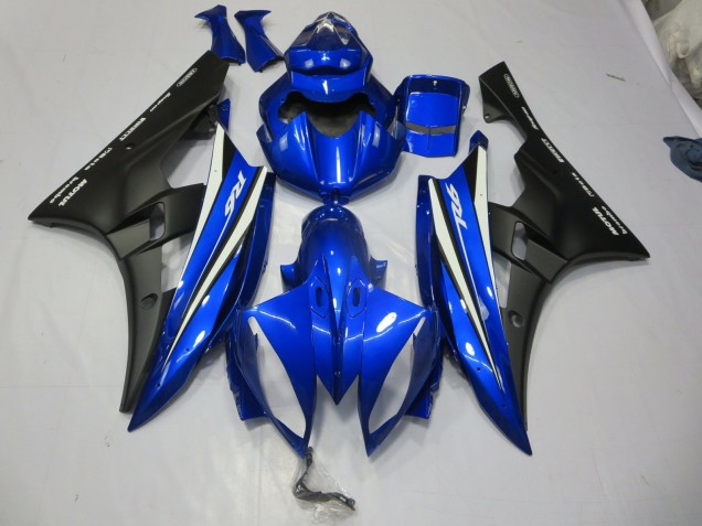 2006-2007 Blue and Black Design Yamaha R6 Motorcycle Fairing