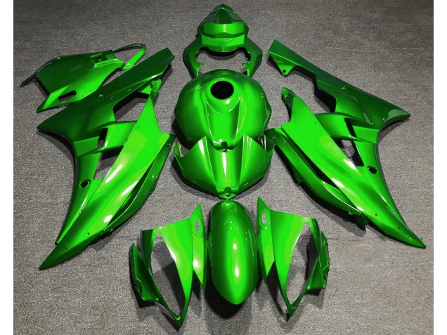 2006-2007 Gloss Green Yamaha R6 Motorcycle Fairing