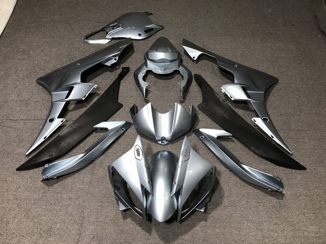 2006-2007 Gloss Silver Yamaha R6 Motorcycle Fairing