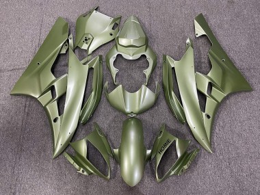 2006-2007 Matte Green Yamaha R6 Motorcycle Fairing