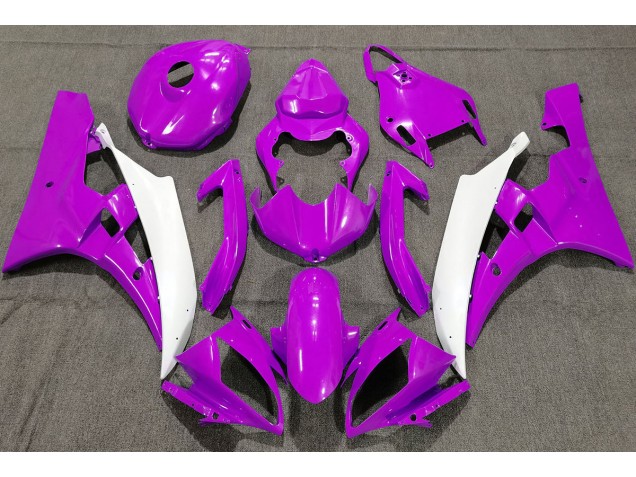 2006-2007 Pearl Purple Yamaha R6 Motorcycle Fairing