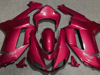 2007-2008 Candy Red Kawasaki ZX6R Motorcycle Fairing