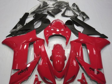 2007-2008 Gloss Red Kawasaki ZX6R Motorcycle Fairing