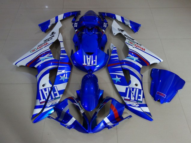 2008-2016 Gloss Blue Fiat Yamaha R6 Motorcycle Fairing