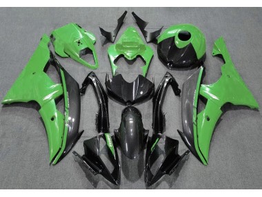 2008-2016 Gloss Green and Carbon Yamaha R6 Motorcycle Fairing