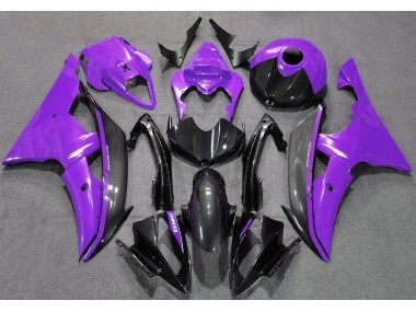 2008-2016 Gloss Purple and Carbon Yamaha R6 Motorcycle Fairing