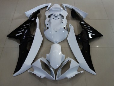 2008-2016 Gloss White / Black Yamaha R6 Motorcycle Fairing