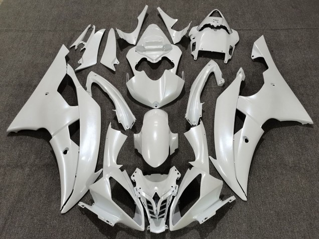 2008-2016 Gloss White Yamaha R6 Motorcycle Fairing