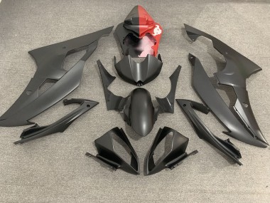 2008-2016 Matte Black & Red Yamaha R6 Motorcycle Fairing