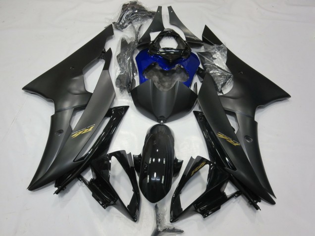 2008-2016 Matte and Blue Yamaha R6 Motorcycle Fairing