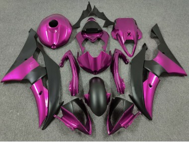 2008-2016 Pink and Matte Black Yamaha R6 Motorcycle Fairing