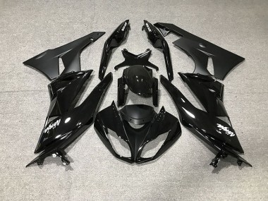 2009-2012 Gloss Black Kawasaki ZX6R Motorcycle Fairing