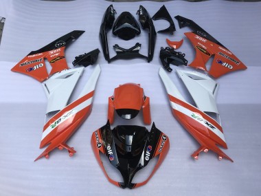 2009-2012 Gloss Orange & Logos Kawasaki ZX6R Motorcycle Fairing