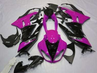 2009-2012 Gloss Pink and Black Kawasaki ZX6R Motorcycle Fairing