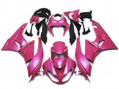 2009-2012 Vibrant Gloss Pink Kawasaki ZX6R Motorcycle Fairing