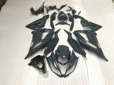 2013-2018 Gloss Grey Kawasaki ZX6R Motorcycle Fairing