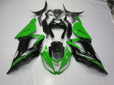 2013-2018 Green Black Kawasaki ZX6R Motorcycle Fairing