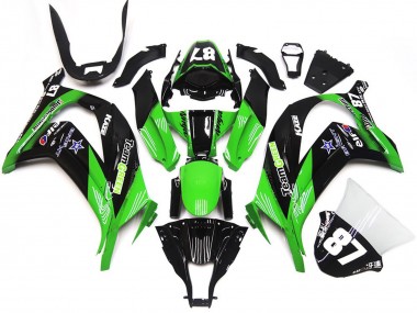 2016-2019 Green and Black Kawasaki ZX10R Motorcycle Fairing