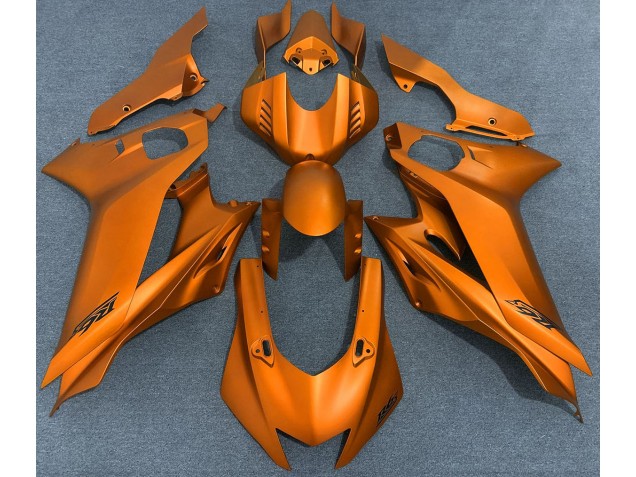 2017-2021 Bright Orange Matte Yamaha R6 Motorcycle Fairing