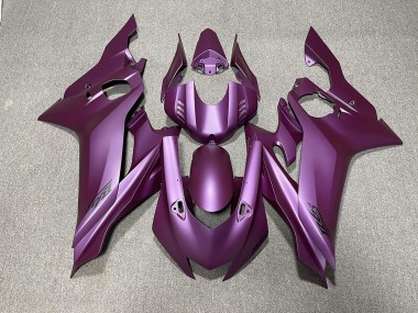 2017-2021 Dark Purple Matte Yamaha R6 Motorcycle Fairing